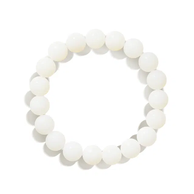 【普陀山官方已祝福】 普陀山文创 静心转运珠圆珠文玩盘玩绕指柔佛珠 白玉菩提 手串 男女同款情侣款