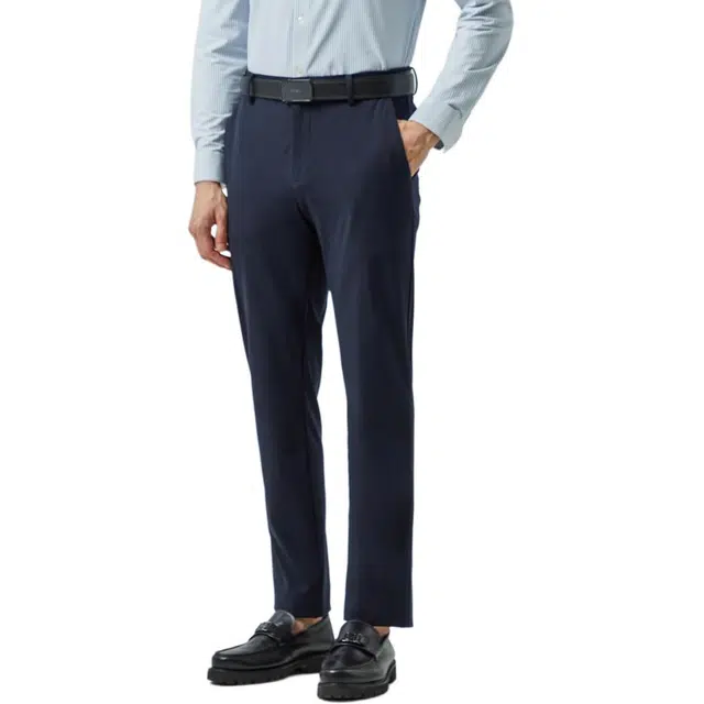 迪柯尼 时尚透气亲肤休闲裤 男款 深海蓝