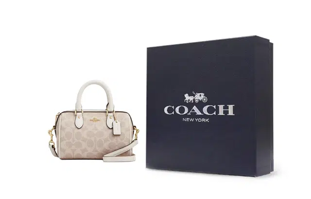 COACH Rowan 18 Vanilla White