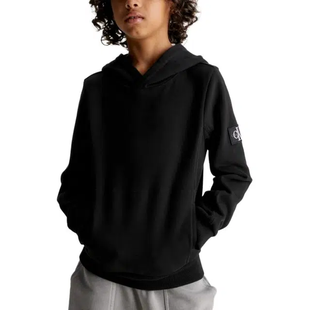 CALVIN KLEIN Peached Terry Hoodie Logo