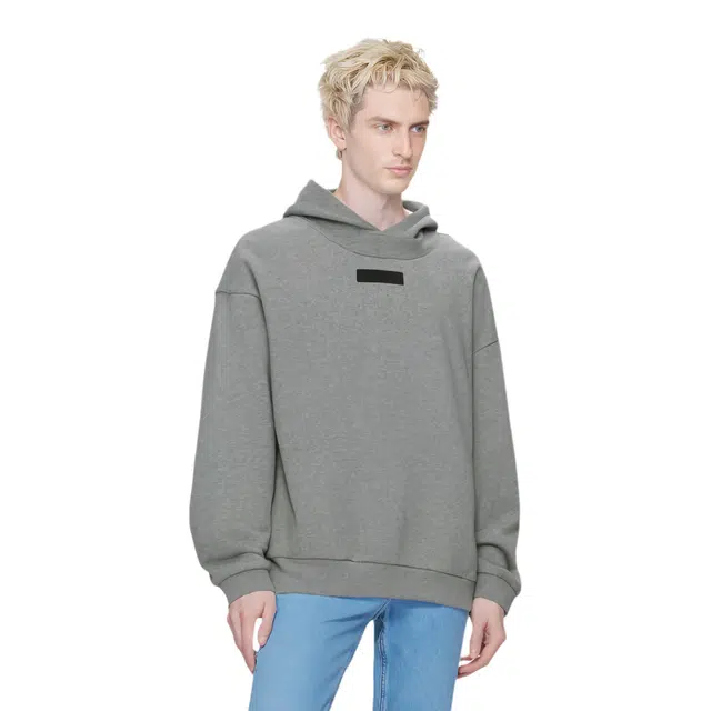 Fear of God Essentials SS24 Hoodie Dark Heather Oatmeal