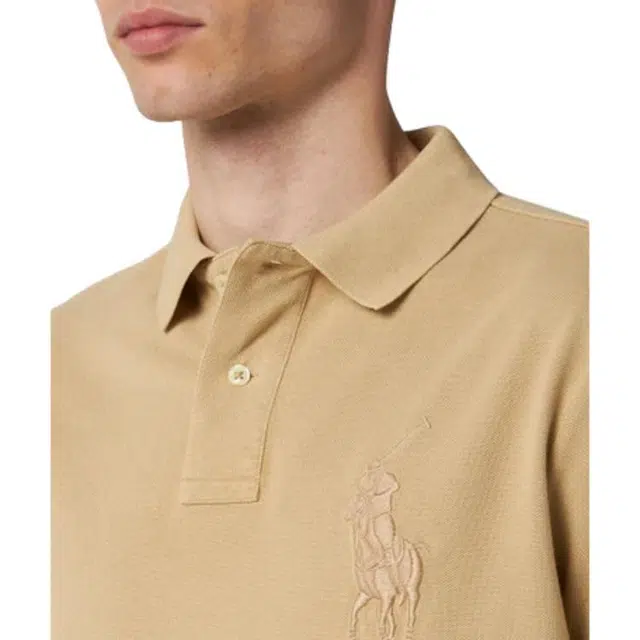 Polo Ralph Lauren Classic Fit Big Pony Mesh Polo Shirt LogoPolo