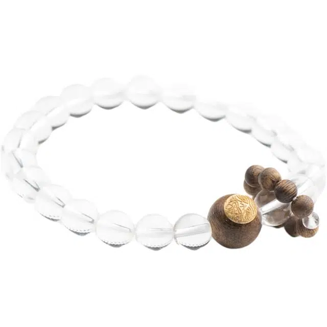 仙源 扎基 招财转运带跑环新中式小众念珠 平安福 节日礼盒 水晶 手串 男女同款情侣款