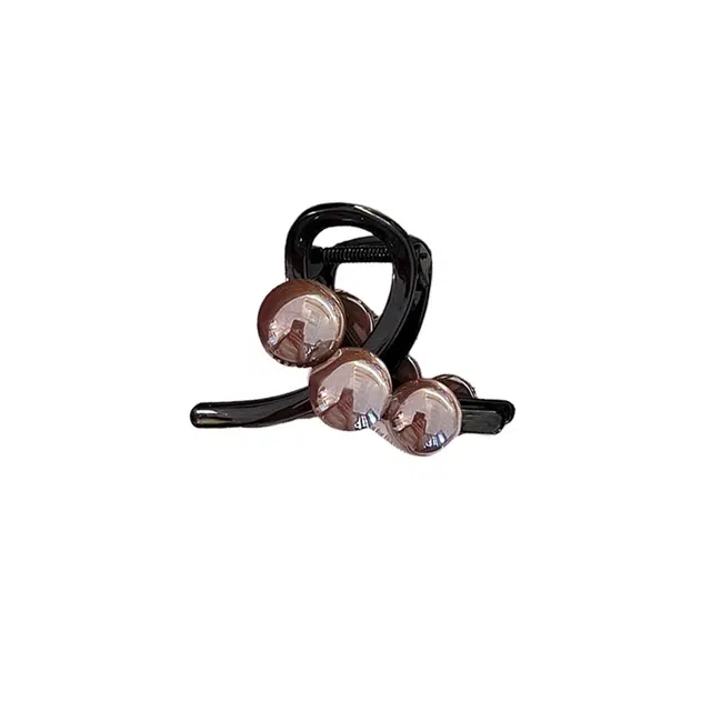 水中玉 小号珍珠抓夹发量少夹子鲨鱼夹高级感气质头发发卡头饰 亚克力 发夹 女款