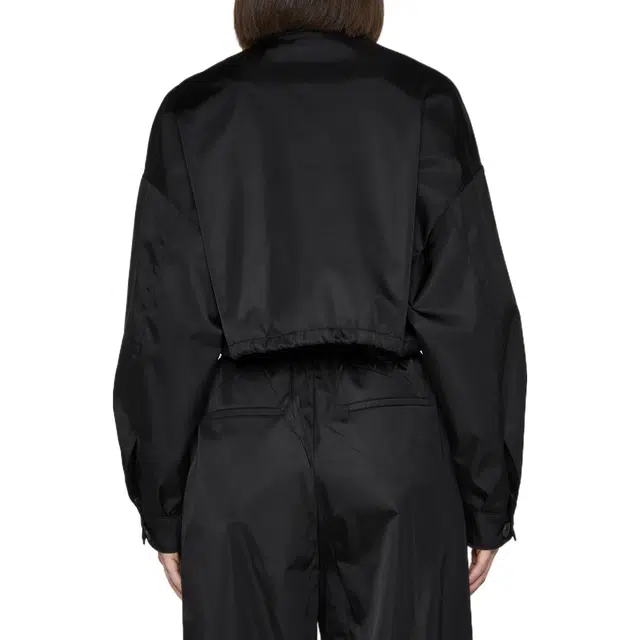 PRADA FW22 Solid Collar Jacket Black