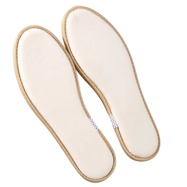 足印部落 雪绒面加绒加厚保暖软底舒适冬天通勤防脚冷防寒防冻 聚酯纤维 鞋垫 男女同款情侣款