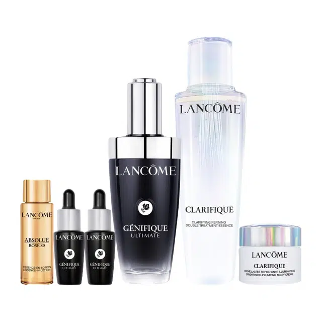 兰蔻 全新小黑瓶精华肌因晶透护肤套装 紧致修护 六件套