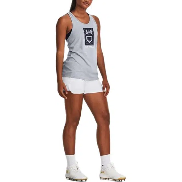 Under Armour Ua Softball Plate Tank Logo