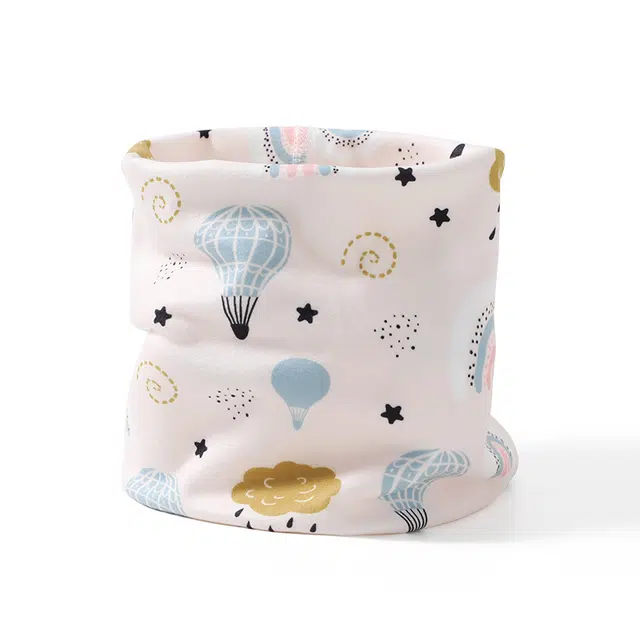 浪莎 冬季护颈面巾防风小围巾冬无骨头巾包头帽保暖防寒面罩套头帽护耳帽 有弹力 涤纶 防晒脖套 儿童款