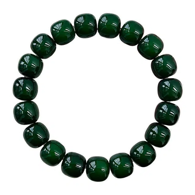 周百福 新中式国潮古风盘完佛珠转运设计前程似锦 文玩 菩提根 手串 男女同款情侣款