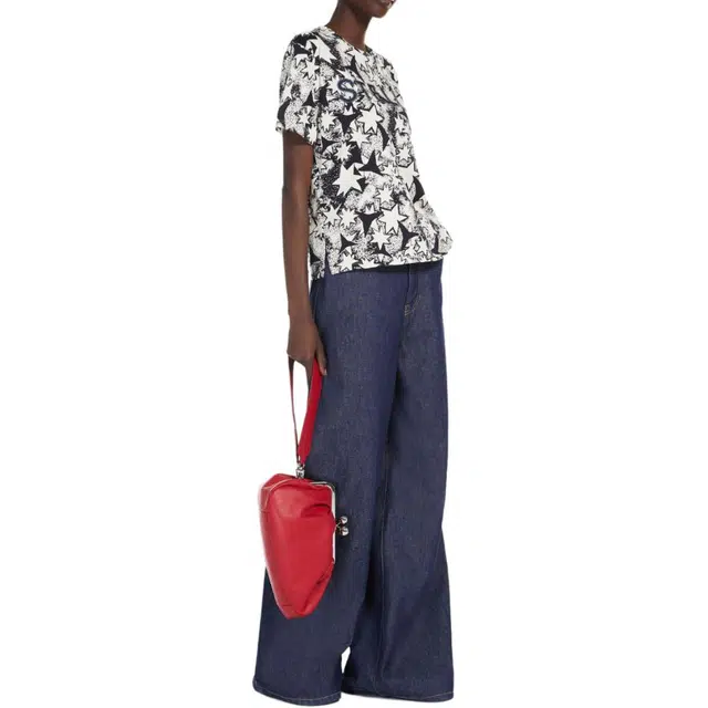WEEKEND MaxMara Radio T-Shirt In Cotone Con Stampa E Ricamo T