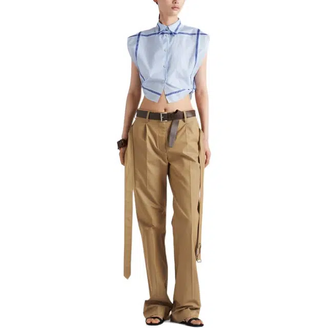 PRADA Cotton Twill Pants