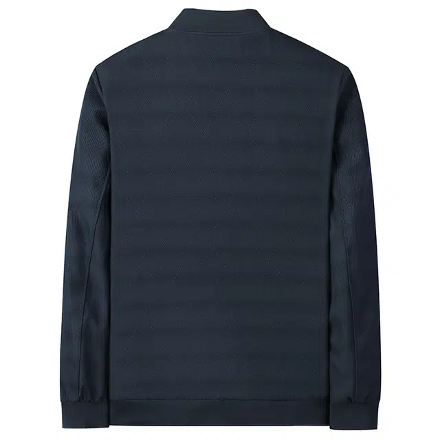 雅鹿 男士商务棒球领时尚百搭格子宽松夹克外套 男款