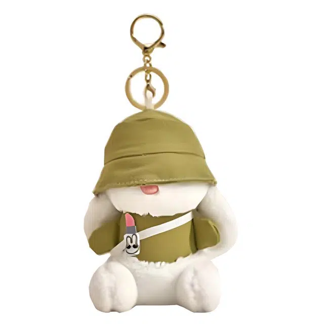 钵提 玉兔 玩偶 毛绒挂件