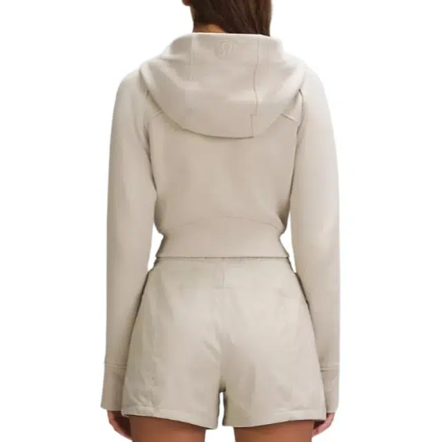 lululemon Scuba Full-Zip Cropped Hoodie