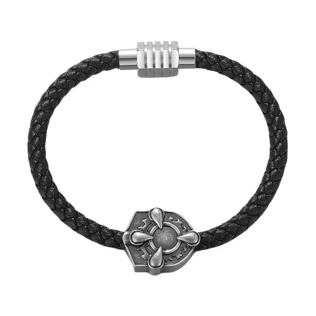 珂里 铠甲勇士约复古龙域潮酷嘻哈冷淡风做旧设计感精致 合金 手链 男款