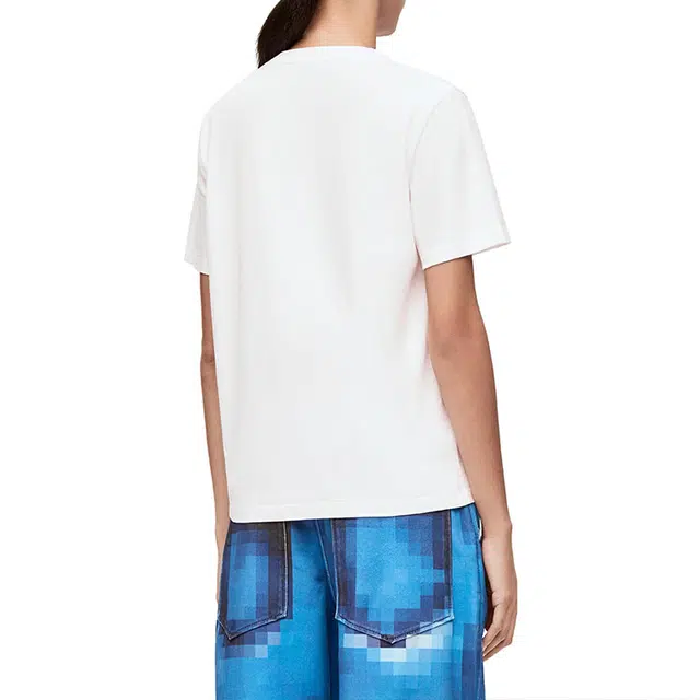LOEWE SS23 Pixel Anagram-embroidered LogoT