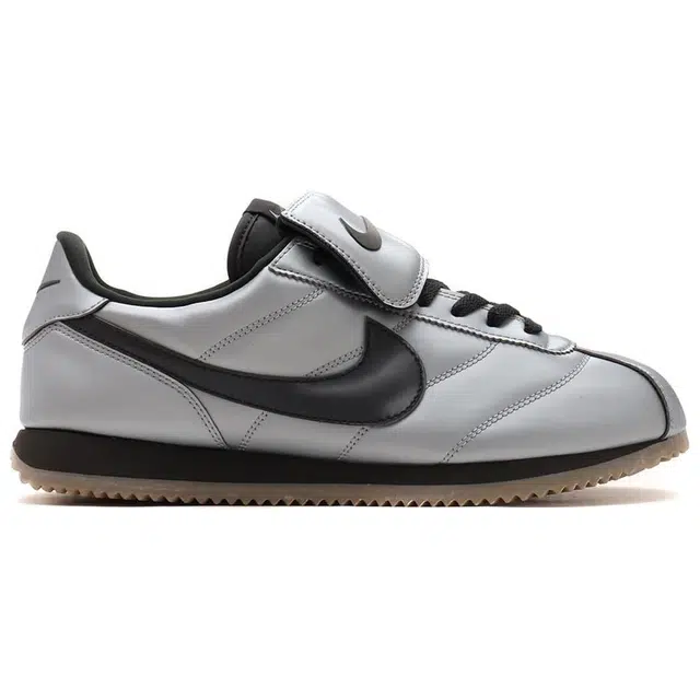 Nike Cortez LEATHER SE "Metallic Cool Grey Black"