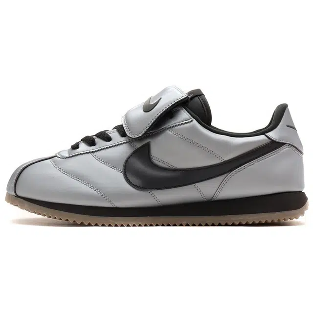 Nike Cortez LEATHER SE "Metallic Cool Grey Black"