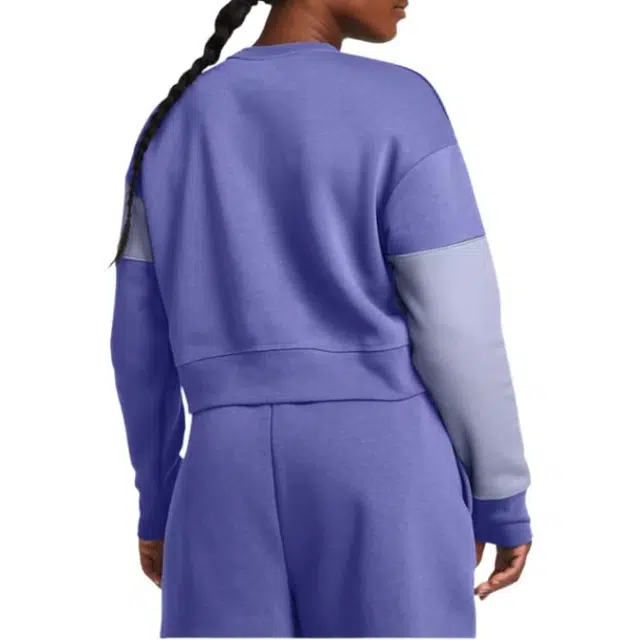Under Armour Icon Fleece Crop Crew Logo