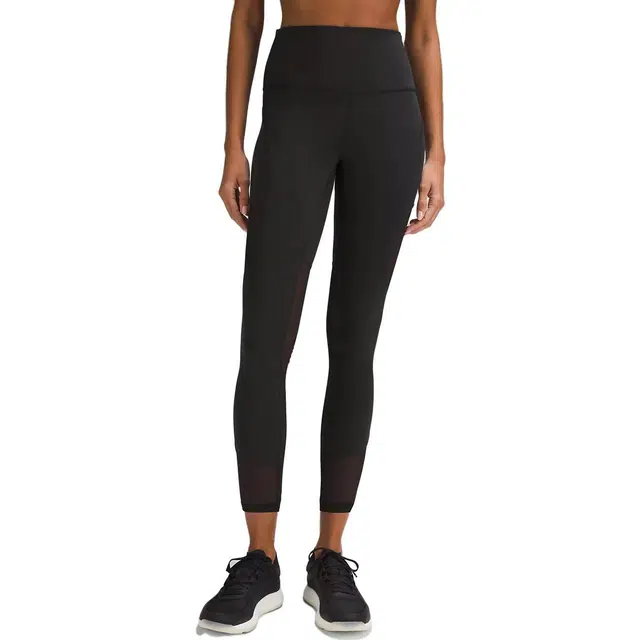 lululemon Wunder Train Mesh Panel High-Rise Tight 25"