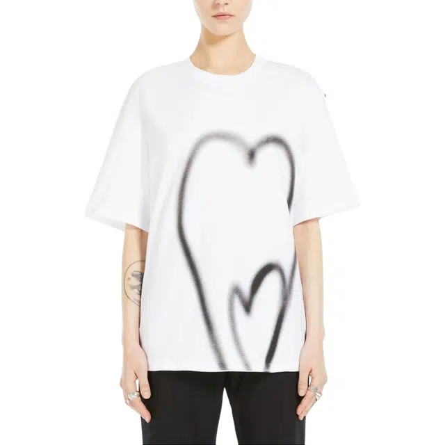 SportMax Luis Heart Print-Adorned Jersey T-Shirt T