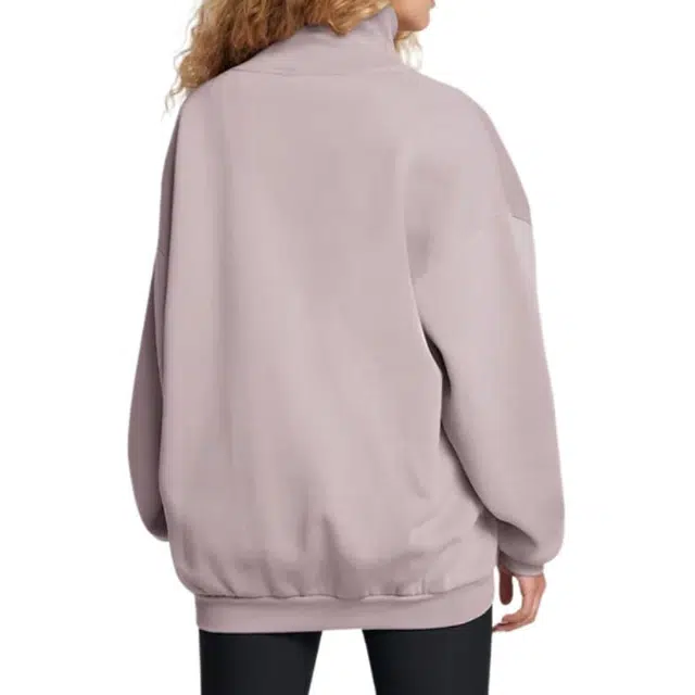 Under Armour Icon Fleece Oversized Mock Crew