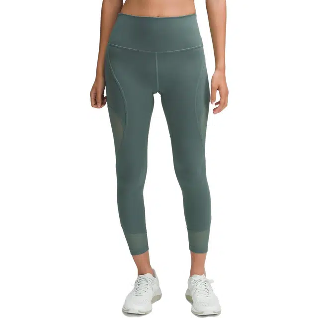 lululemon Wunder Train Mesh Panel High-Rise Tight 25"