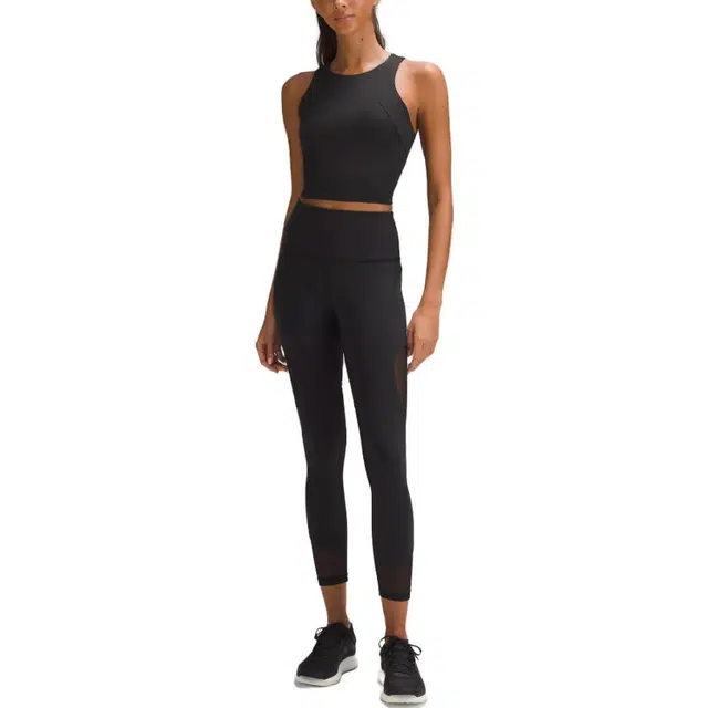 lululemon Wunder Train Mesh Panel High-Rise Tight 25"