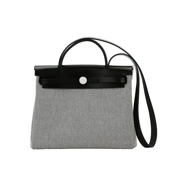 Hermes Herbag 31 Black White