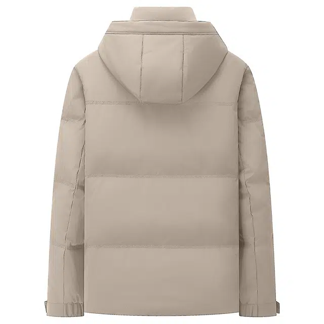 雅鹿 加厚休闲连帽羽绒服 男款