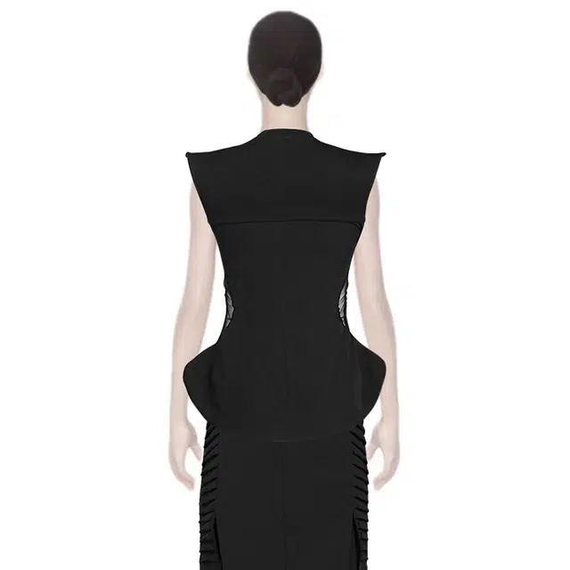 SIQIZ Sleeveless T-Shirt Black