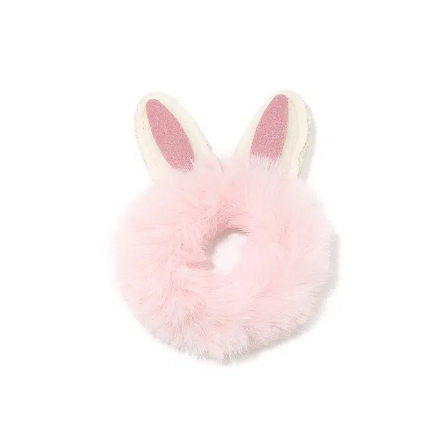 如花梦 韩系甜美可爱 鹿角头饰 少女心高弹力不伤发 毛绒 发圈 女款