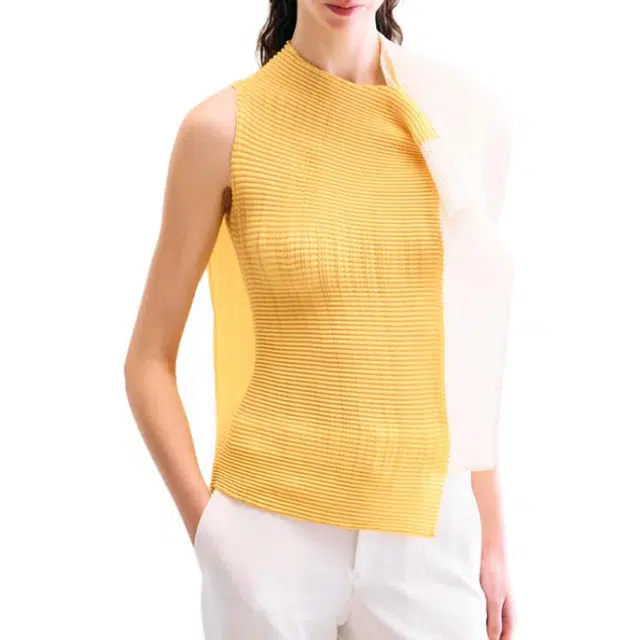 ISSEY MIYAKE Framed Pleats Top T
