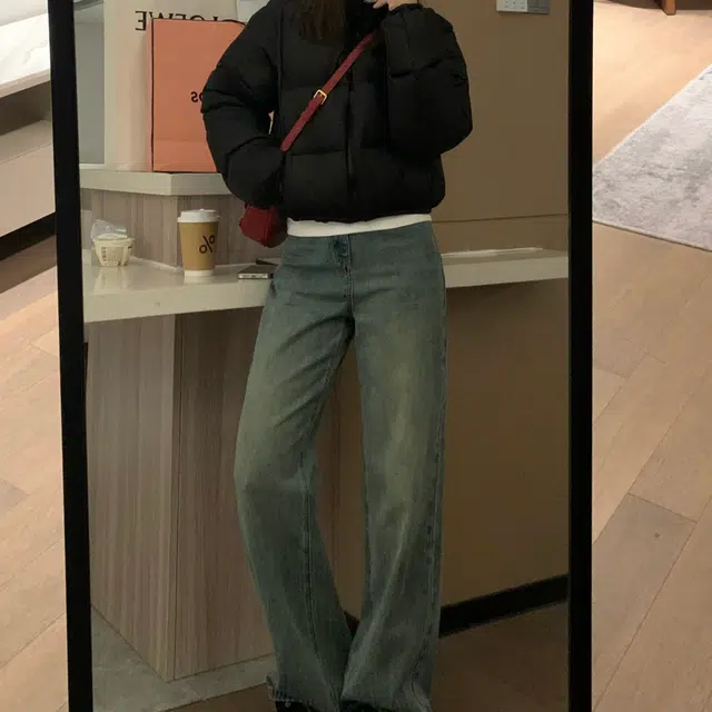 花蔓色 美式立领纯色美拉德外套短款加厚小个子面包服经典韩版宽松显瘦修身保暖舒适时尚肯豆风棉服 女款