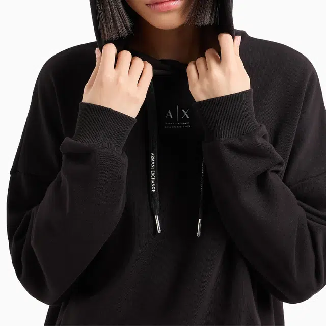 Armani Exchange AE FW24 Hoodie Black