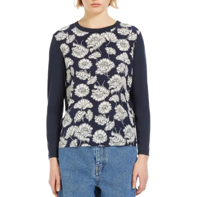 WEEKEND MaxMara Calamai Printed Silk And Jersey T-Shirt
