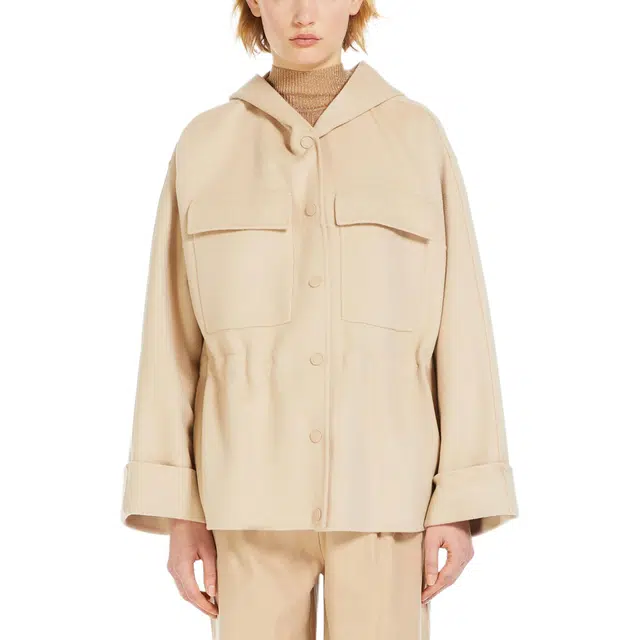 WEEKEND MaxMara Rango Hooded Wool Parka