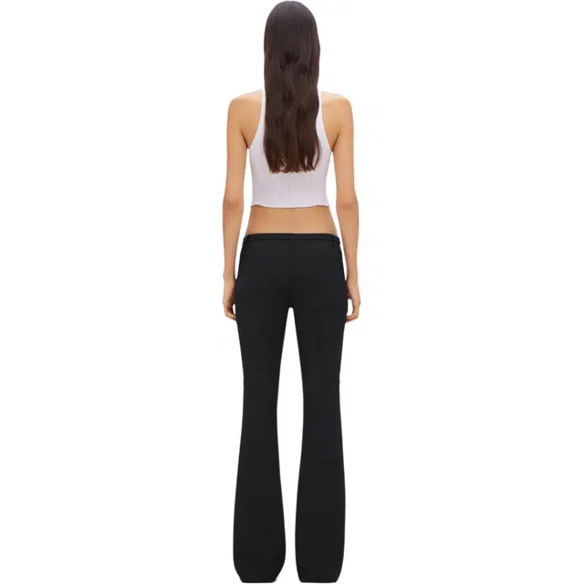 COURREGES SS24 POINTY RIB KNIT TANK TOP Mist