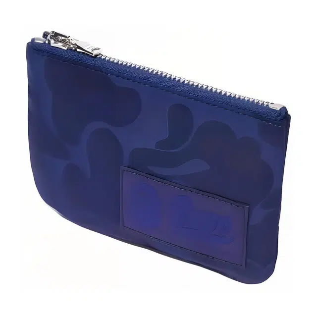 A BATHING APE Bape Camo Nylon Wallet Blue/Black/White