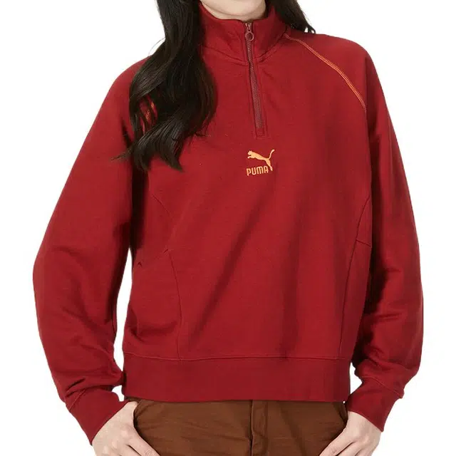 PUMA Das Cc Graphic Half-Zip Crew W Logo