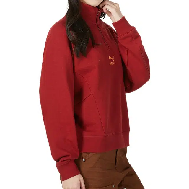 PUMA Das Cc Graphic Half-Zip Crew W Logo