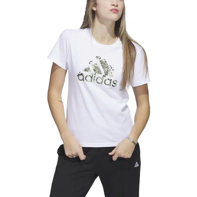 adidas Floral Badge Of Sport Graphic T-Shirt T
