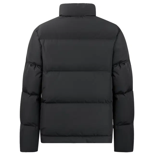 与狼共舞 白鹅绒保暖加厚面包服商务休闲立领羽绒服 男款 黑色