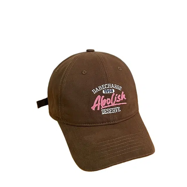 木林森 韩版刺绣立体字母时尚街头百搭个性休闲简约遮阳 棉 鸭舌帽 男女同款情侣款