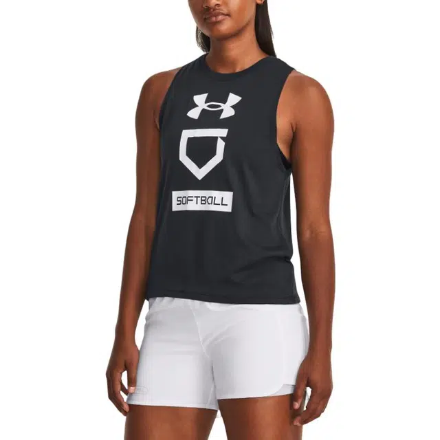 Under Armour UA Softball Icon Logo Tank Logo