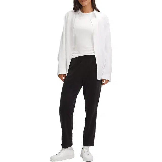 lululemon Scuba Mid-Rise Straight-Leg Pant 78 Length Velvet Cord