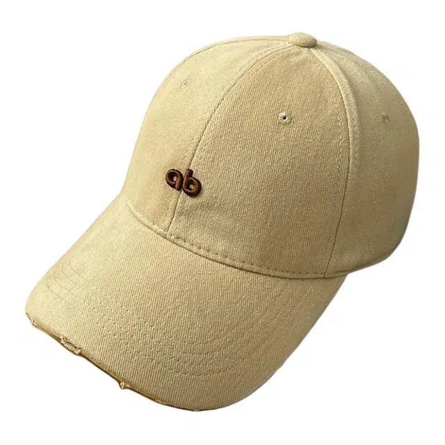 木林森 磨毛简约刺绣韩版百搭潮硬顶大头围显脸小 棉 鸭舌帽 男女同款情侣款