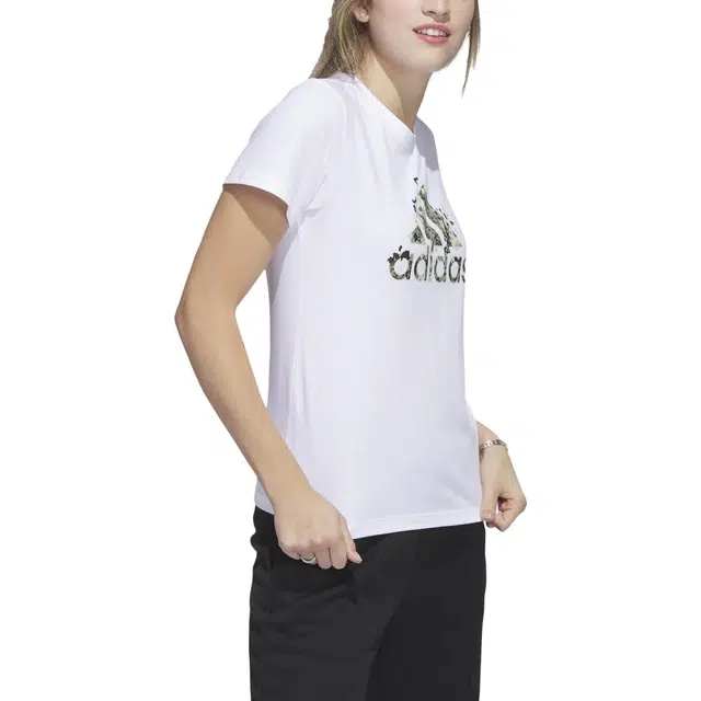 adidas Floral Badge Of Sport Graphic T-Shirt T
