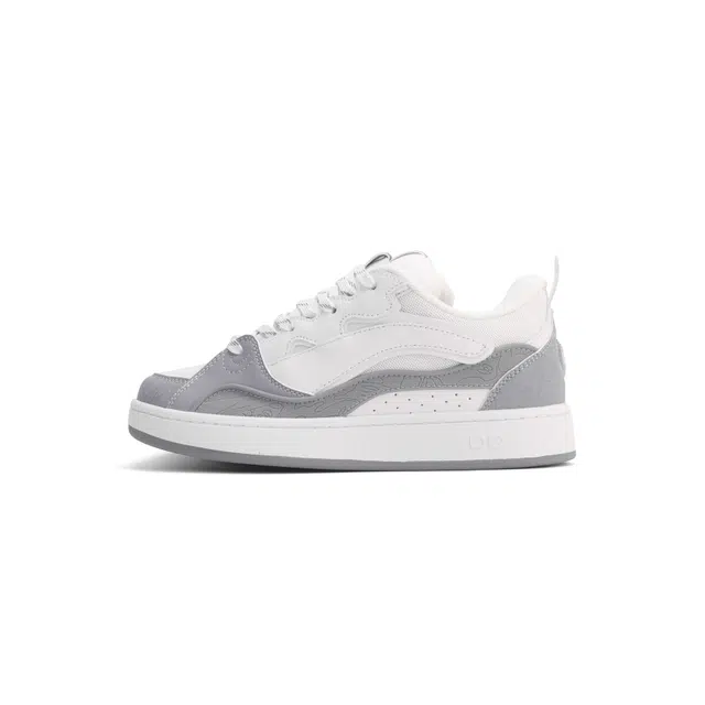 GLO BULL Low-Top White Grey